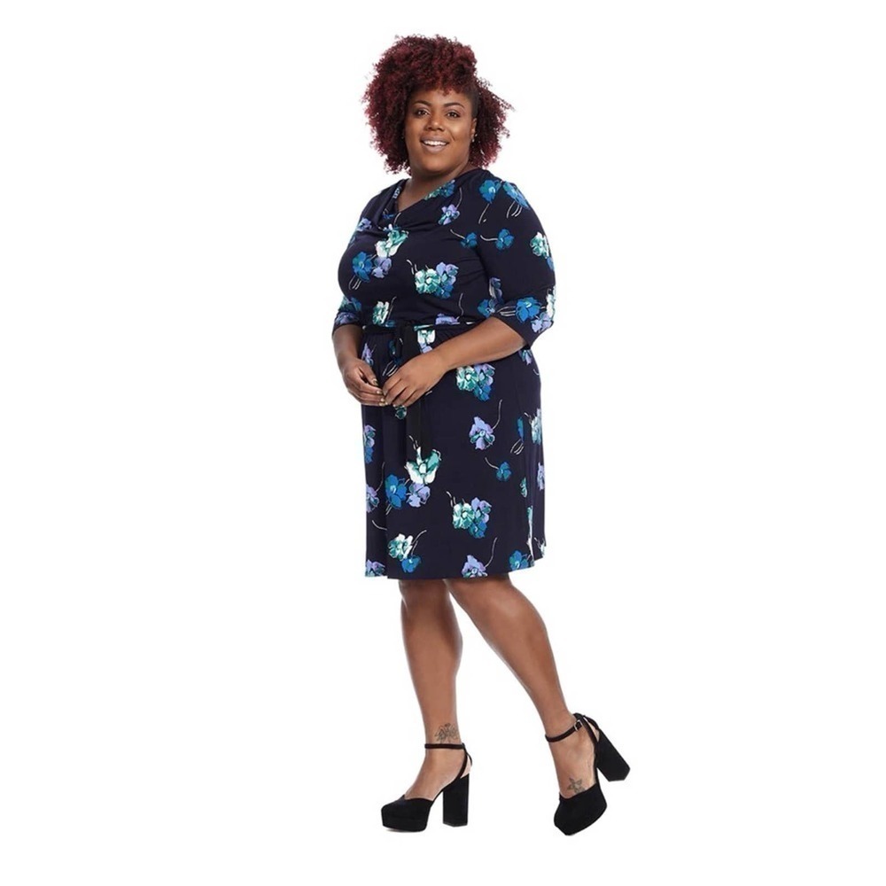 𝅺leota Lena Dress In Falling Floral NWOT 5X
